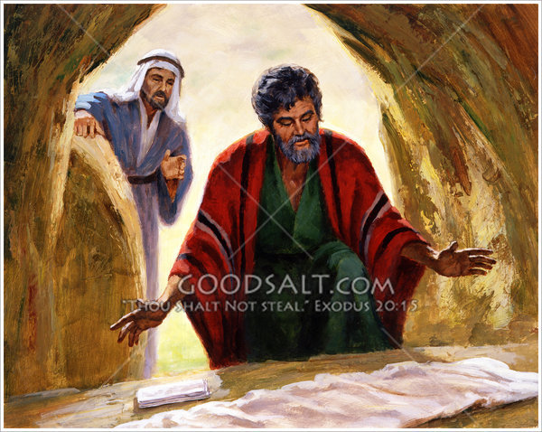 Peter and John Go to the Empty Tomb