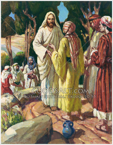 Jesus com Tiago e João.