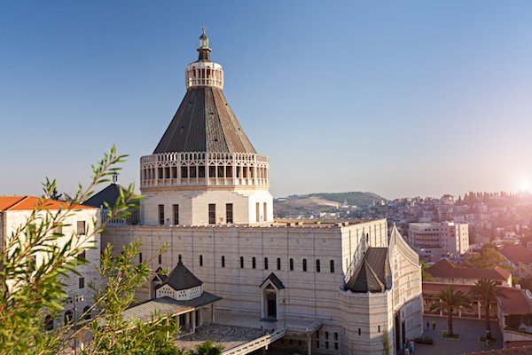 Image result for the church of the annunciation in nazareth