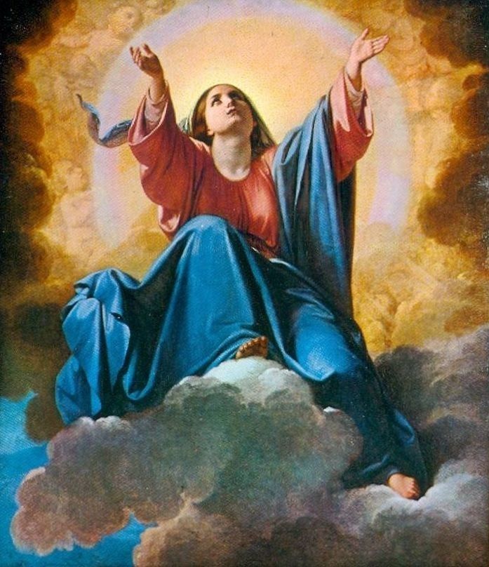 The Blessed Virgin Mary, Assumed into Heaven | Assumption of mary ...
