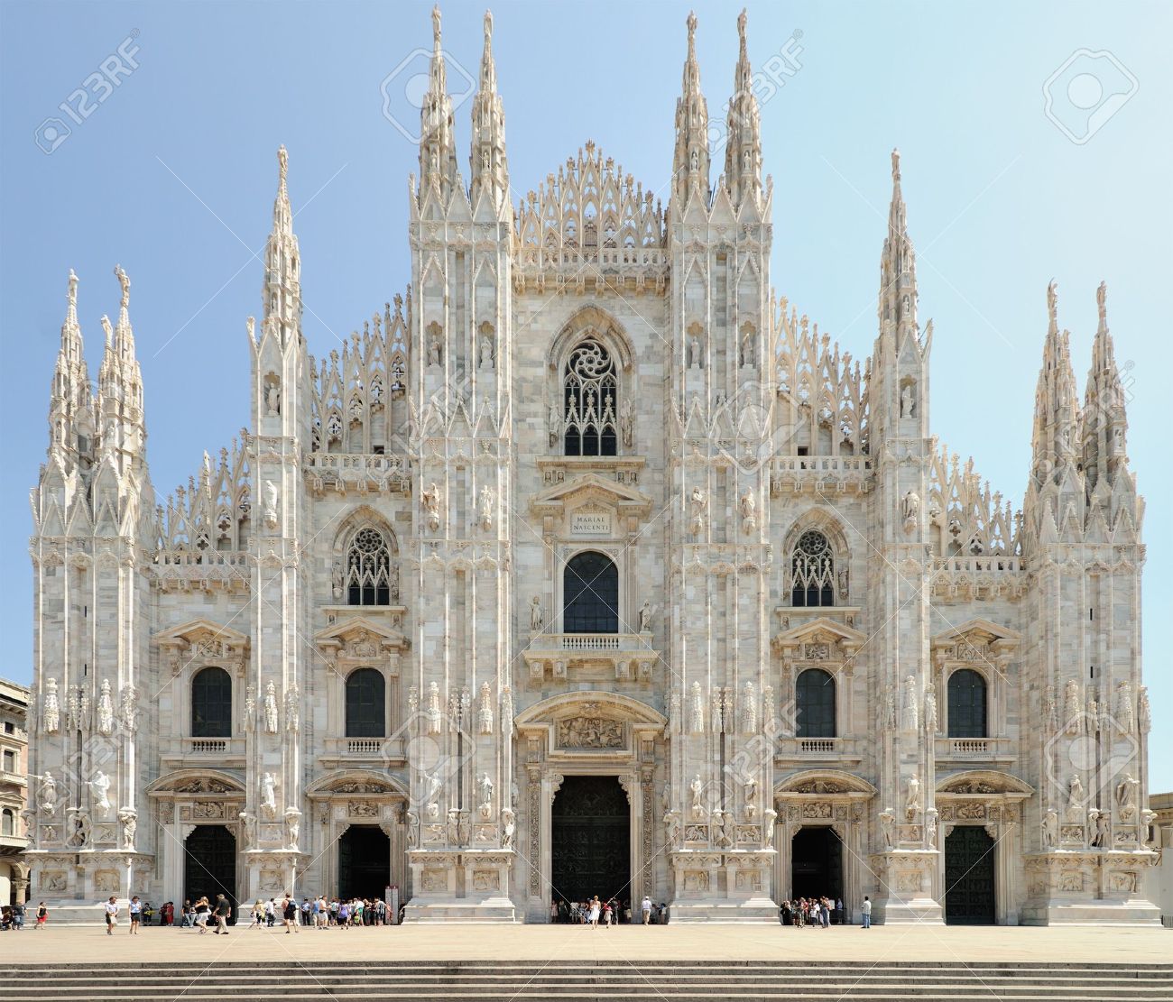 Facade Of Milan Cathedral (Duomo), Lombardy, Italy Stock Photo, Picture And  Royalty Free Image. Image 7000299.