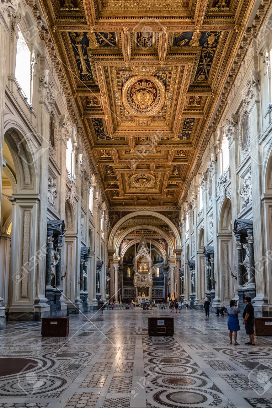 Archbasilica Of St John Lateran In Rome Stock Photo, Picture And Royalty  Free Image. Image 86659208.