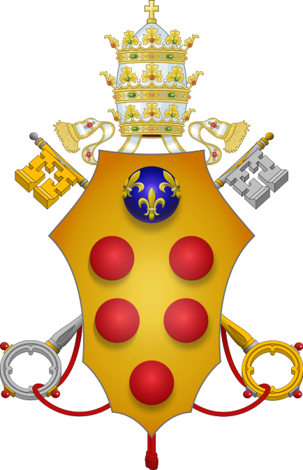 Coat of arms of Medici popes.svg | Coat of arms, Royal crest coat of arms,  Arms