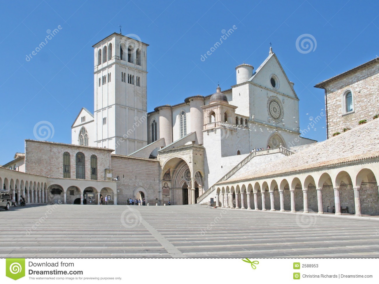 Basilica, St Francis Of Assisi Stock Image - Image of church, chapel:  2588953