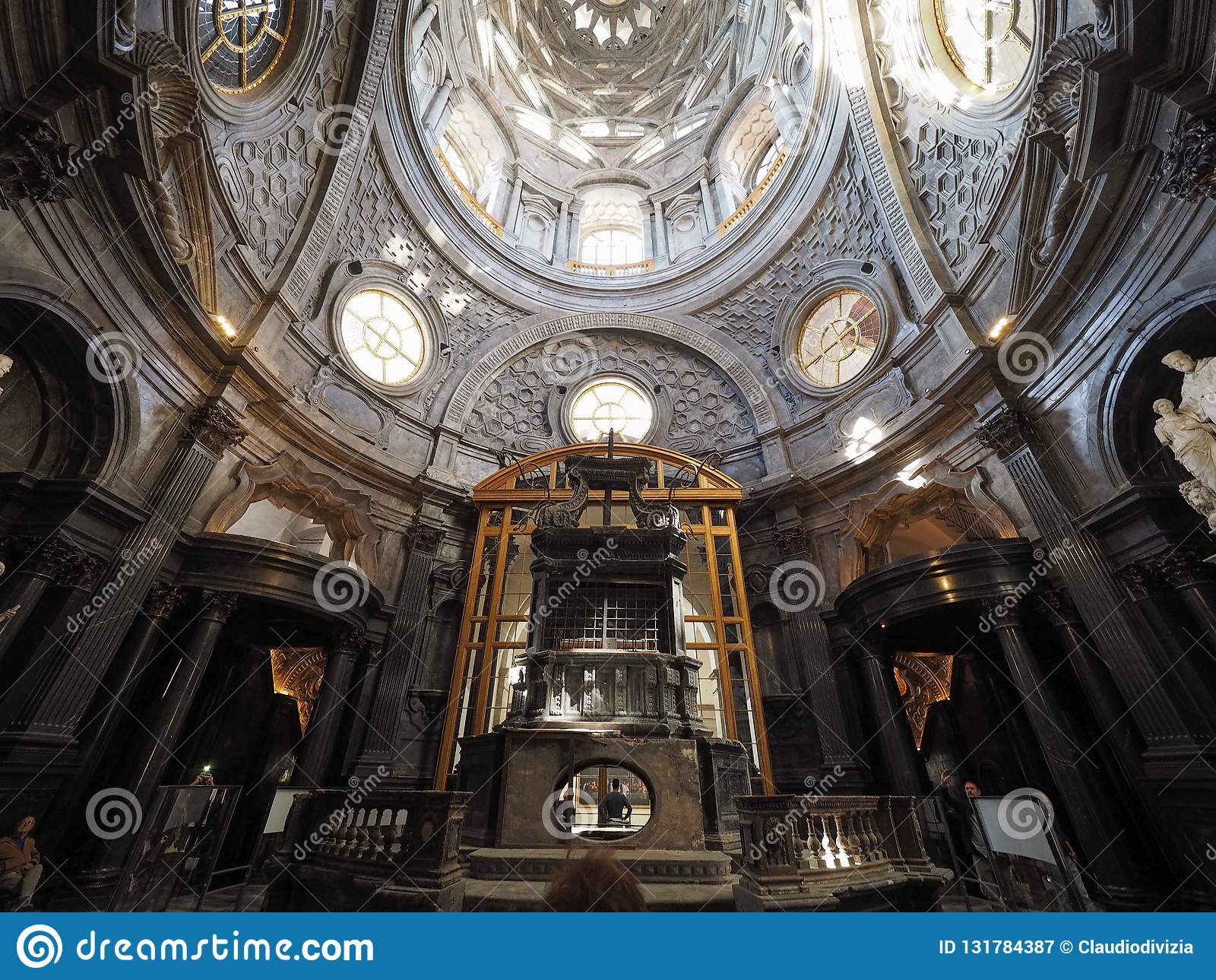 Cappella Della Sindone Meaning Holy Shroud Chapel At Turin Cathedral  Editorial Photography - Image of holy, italy: 131784387