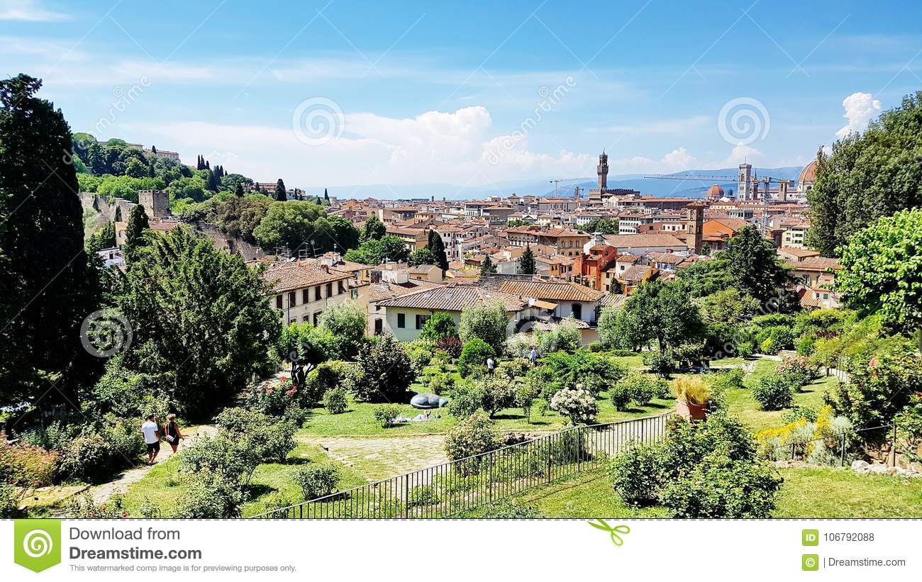 Tuscany Landscape In Florence, Italy Editorial Stock Photo - Image of  green, heritage: 106792088