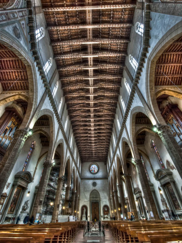 Santa Croce church in Florence, Italy