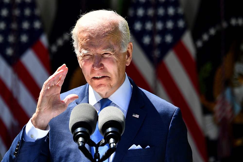 Tổng thống Mỹ Joe Biden phát biểu tại Nhà Trắng hôm 9/5. Ảnh: AFP.