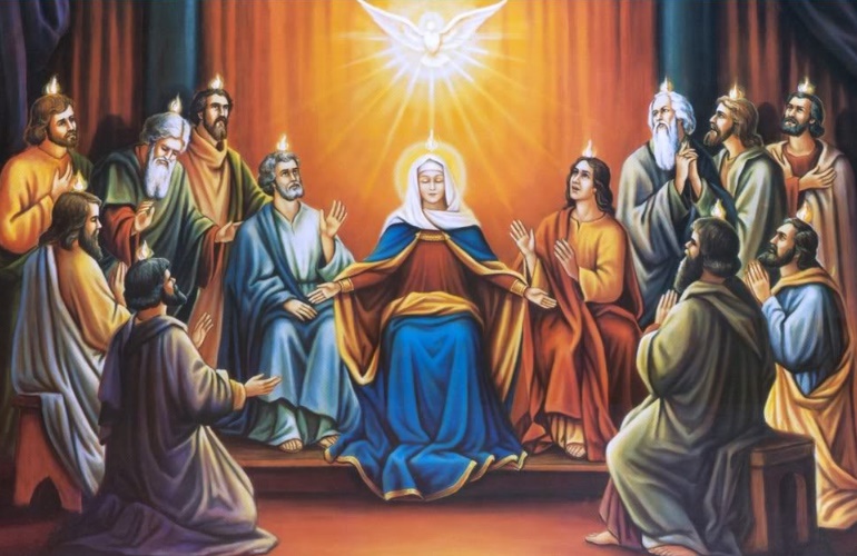 Holy Spirit ignites the Apostles