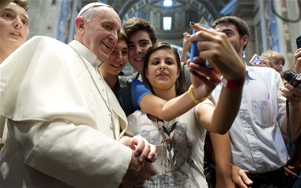 Image result for pope francis and the young pope