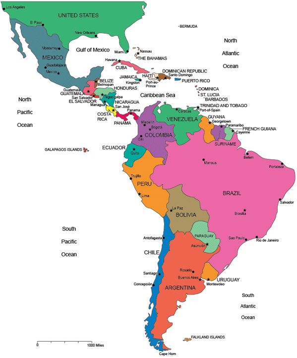 Image result for american continent map