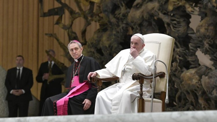Pope Francis at the weekly General Audience