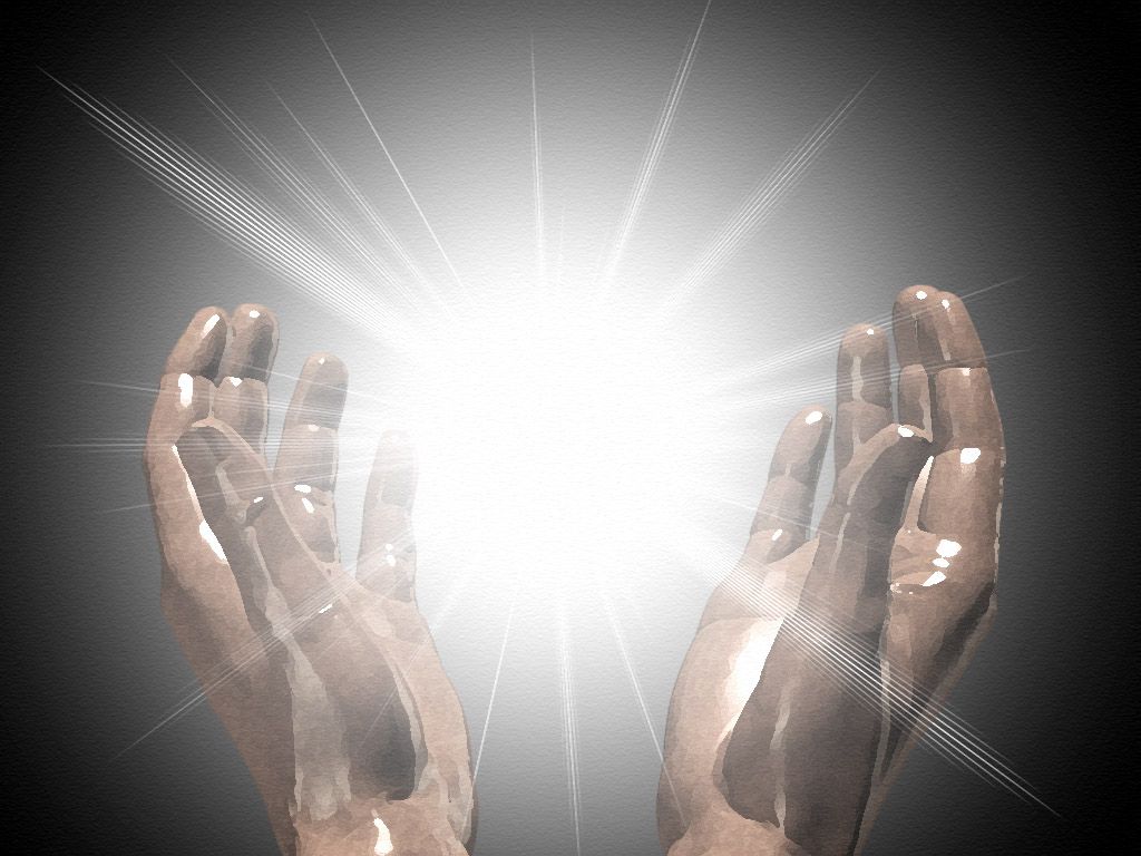 I pray a thread of light. I hold it in my hands, asking God to ...