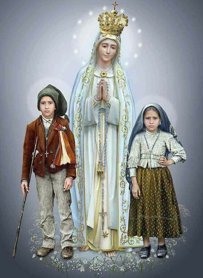 St Jacinta and St Francisco of Fatima | Lady of fatima, St ...