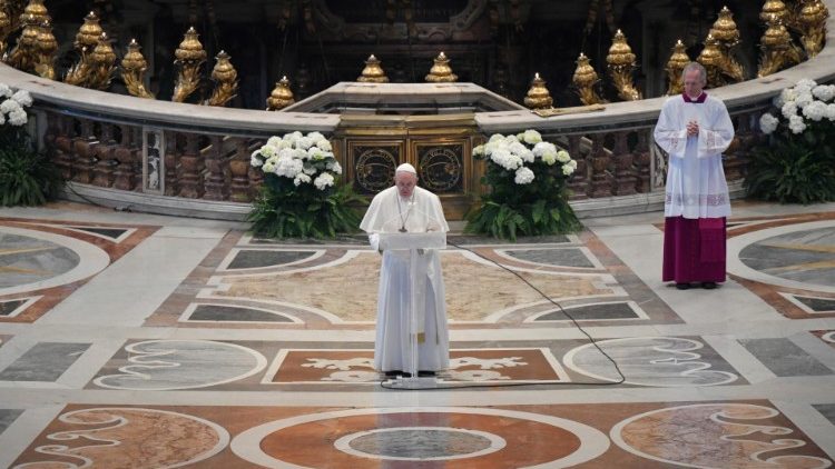 Pope Francis delivers his 'Urbi et Orbi' message on Easter Sunday