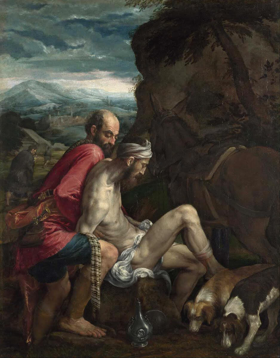 The Good Samaritan - Jacopo Bassano — Google Arts & Culture