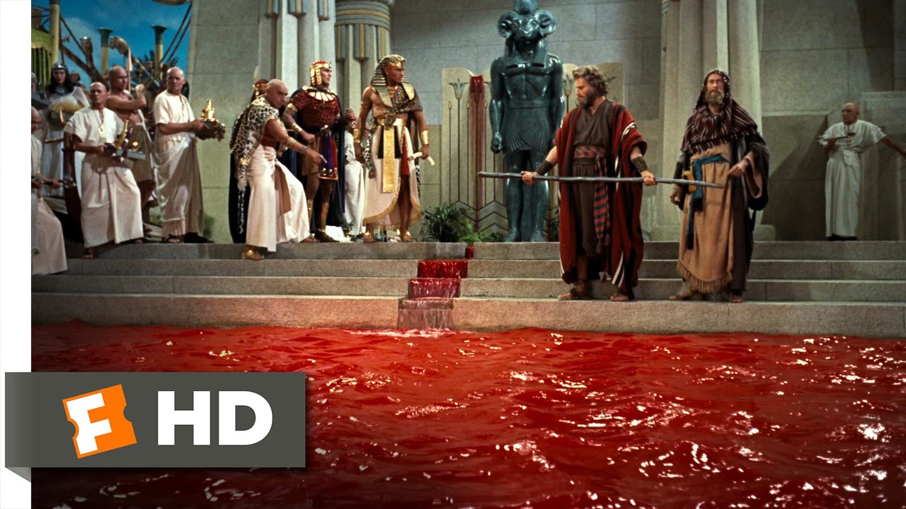 The Ten Commandments (3/10) Movie CLIP - Moses Turns Water Into ...