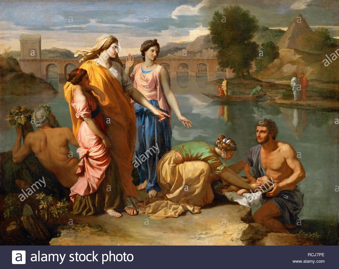 Moses Saved from the Water. Museum: Musee du Louvre, Paris. Author ...