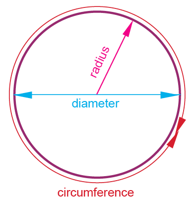 Circumference, radius and diameter explained | Circles in primary ...