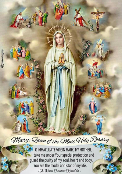 Our Lady of the rosary - Click To Pray