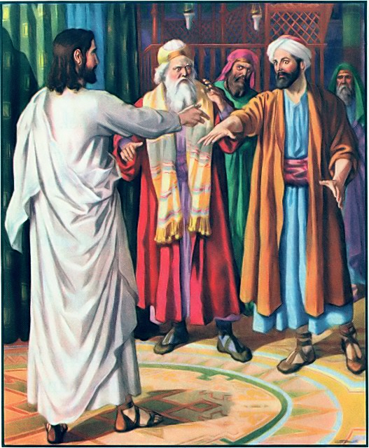 Jesus heals a man's withered hand on the Sabbath Matthew 12:9-13