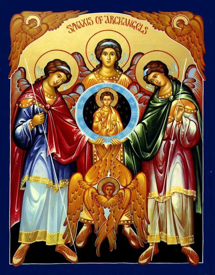 Archangels Michael, Gabriel &amp; Raphael. | Archangels, Orthodox christian  icons, Orthodox icons
