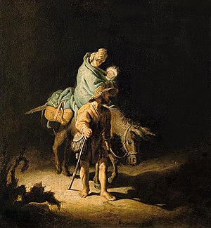 The Flight into Egypt (Rembrandt) - Wikipedia